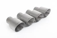 Audi S4 V6/S5 3.0 B8.5 - Valved & Resonated (Quieter) Cat-Back Exhaust System with Titanium Trims