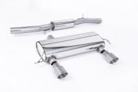 Audi TT MK1 225 Quattro - Resonated (Quieter) Cat-Back Race Exhaust System with Titanium GT100 Trims  (For the 225 Model Only)