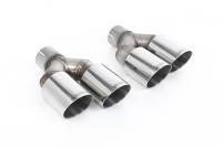 Audi S1 - Non-Resonated (Louder) Cat-Back Exhaust System with Quad Polished Round Trims