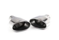 Audi RS3 8V - Resonated (Quieter) Cat-Back Exhaust System with Polished Oval Trims