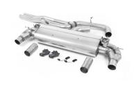 Audi RS3 8V - Non-Resonated (Louder) Cat-Back Exhaust System with Titanium Oval Trims
