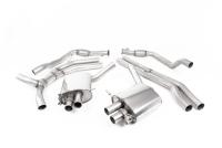 Audi RS4 B9 Avant - Road+ Cat-Back Exhaust System with Titanium Oval Trims