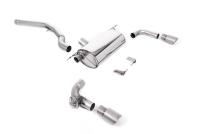 Non-Resonated (Louder) GPF/OPF-Back Exhaust System with Titanium GT-90 Trims