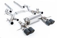 BMW G87 M2 - Non-Resonated Secondary Cat Back System with JET-115 Carbon Trims
