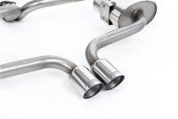 Mini Cooper S R53 - Non-Resonated (Louder) Cat-Back Exhaust System with Polished Trims
