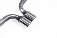 Mini Cooper S R53 - Full Resonated (Quieter) Exhaust System with Hi-Flow Sports Catalyst & Polished Trims