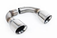 VW Golf MK4 R32 - Non-Resonated (Louder) Cat-Back Exhaust System with Polished Trims