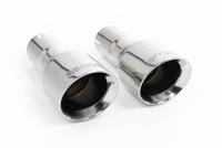 VW Golf GTI Mk7 Non-Resonated (Louder) Cat-Back Exhaust System with Polished Tips
