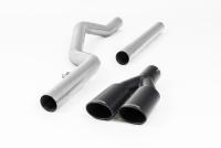 VW Amarok 3.0 V6 TDI - Cat-Back Exhaust System with Cerakote Black Twin Oval Outlet