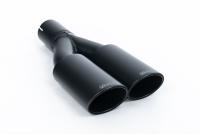 VW Amarok 3.0 V6 TDI - Cat-Back Exhaust System with Cerakote Black Twin Oval Outlet