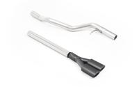 VW Amarok 3.0 V6 TDI - Cat-Back Exhaust System with Cerakote Black Twin Oval Outlet