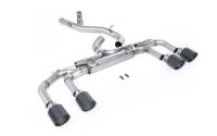 VW Golf R MK8/MK8.5 - 80mm Systems Non Valved with Carbon Tips (Race System - Loudest)