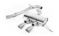 VW Golf R Mk6 - Non-Resonated (Louder) Cat-Back Race Exhaust System with Titanium Tips