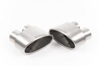 Brushed Titanium Jet (Oval) 170 x 107 Exhaust Tip - MSTIP259