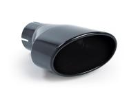 Cerakote Black Jet (oval) 152 x 76 Exhaust Tip, RH - MSTIP206